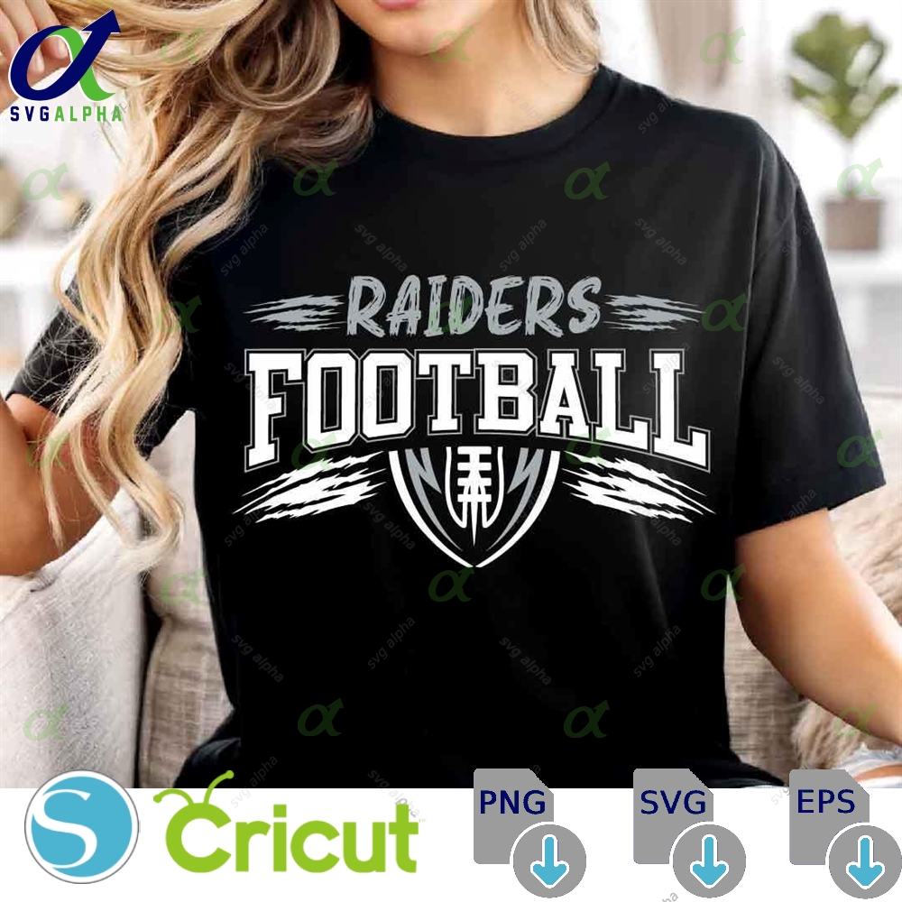 Raiders Mascot Svg Png Raiders Football Svg Varsity Raiders Shirt School Spirit Mascot Football Cheer Sublimation Football Mom Svg